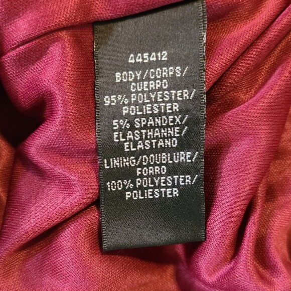 Monique Lhuillier NWT $550 Metallic Red Sequin Sexy Open Back Mini Dress Size 10 - Picture 10 of 10